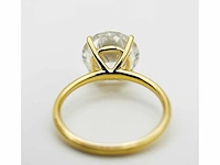 18 krt. geelgouden ring met 5,02 crt. diamant - afbeelding 6 van  7