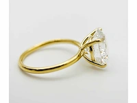 18 krt. geelgouden ring met 5,02 crt. diamant - afbeelding 7 van  7
