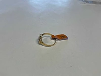 18 krt geelgouden ring - afbeelding 2 van  3