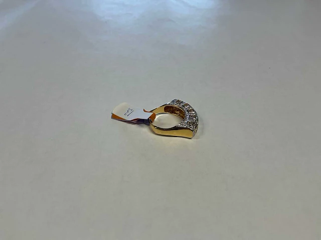 18 krt geelgouden ring - afbeelding 3 van  4