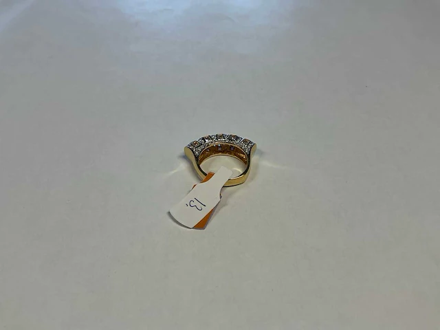 18 krt geelgouden ring - afbeelding 4 van  4
