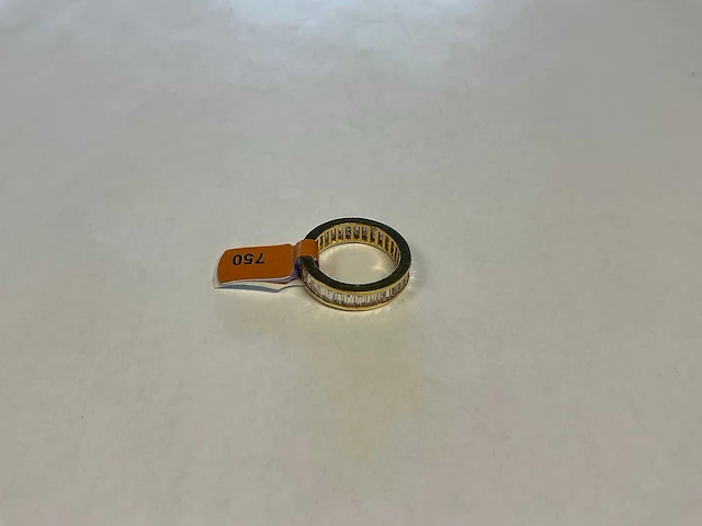 18 krt geelgouden ring - afbeelding 3 van  3