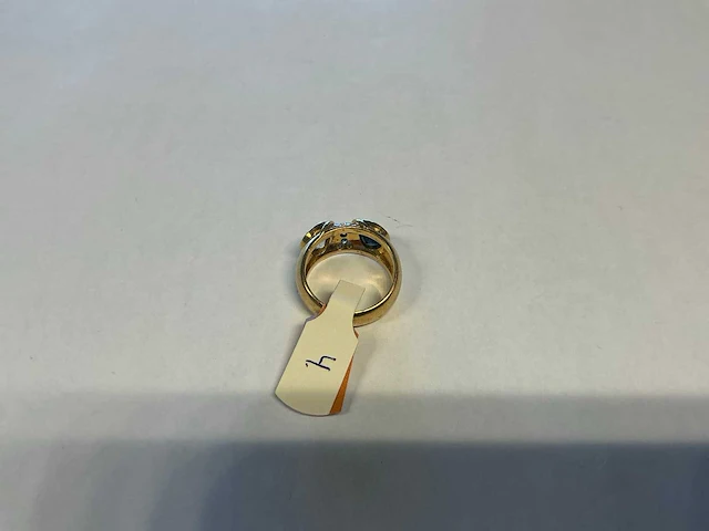 18 krt geelgouden ring - afbeelding 4 van  4