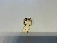 18 krt geelgouden ring - afbeelding 4 van  4