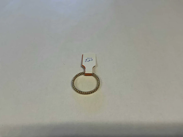 18 krt geelgouden ring - afbeelding 1 van  1