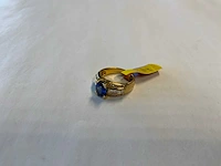 18 krt geelgouden ring - afbeelding 1 van  4