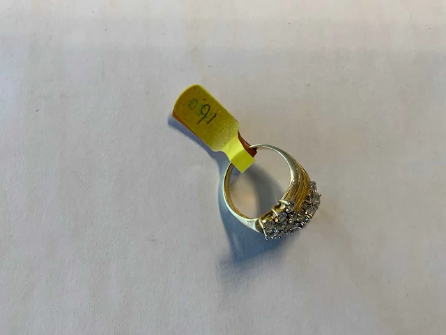 18 krt geelgouden ring - afbeelding 4 van  4