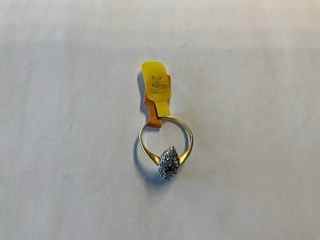 18 krt geelgouden ring - afbeelding 4 van  4