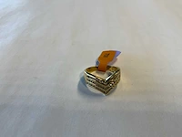 18 krt geelgouden ring - afbeelding 3 van  4