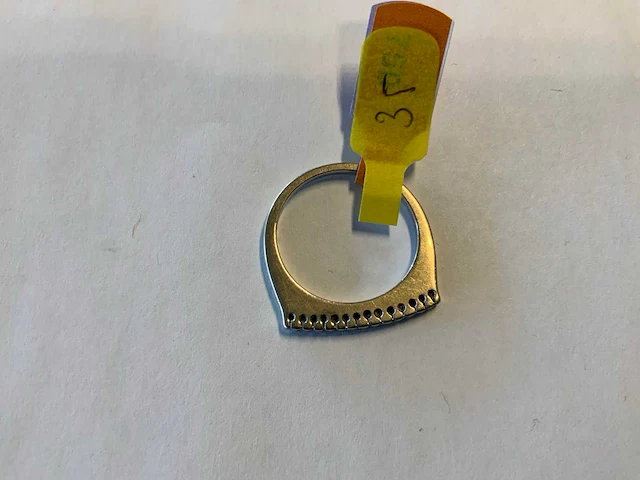 18 krt geelgouden ring - afbeelding 4 van  4