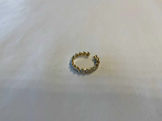 18 krt geelgouden ring - afbeelding 1 van  5