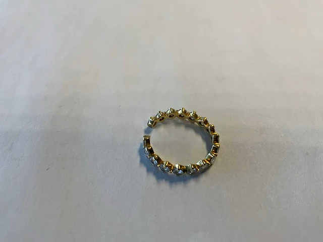 18 krt geelgouden ring - afbeelding 2 van  5