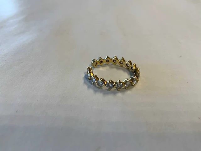 18 krt geelgouden ring - afbeelding 3 van  5
