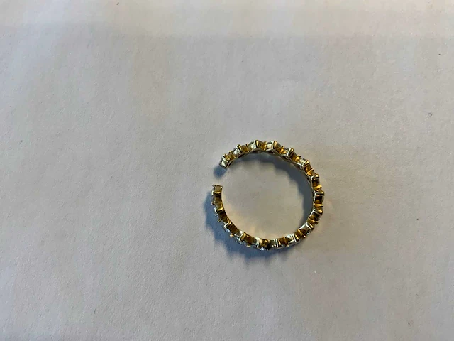 18 krt geelgouden ring - afbeelding 4 van  5