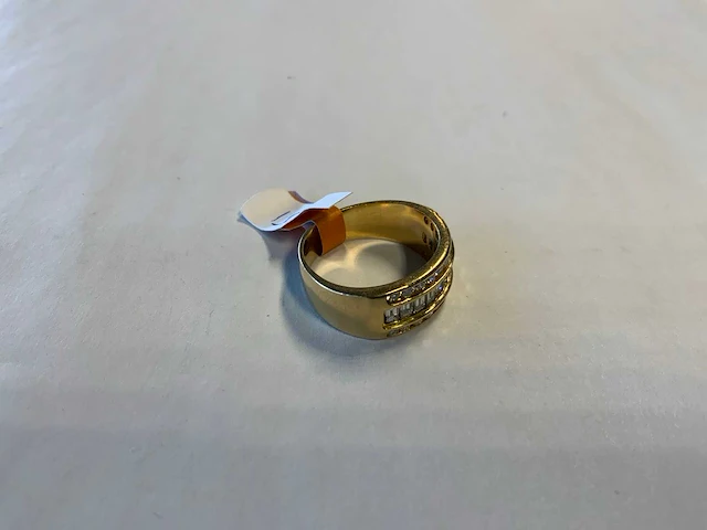 18 krt geelgouden ring - afbeelding 2 van  4