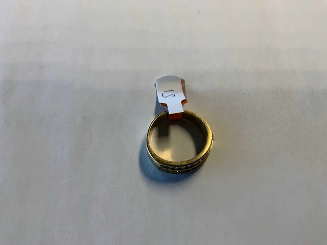 18 krt geelgouden ring - afbeelding 4 van  4