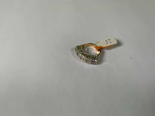 18 krt geelgouden ring - afbeelding 1 van  5
