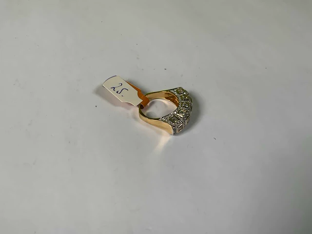 18 krt geelgouden ring - afbeelding 2 van  5
