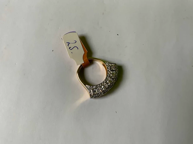 18 krt geelgouden ring - afbeelding 3 van  5