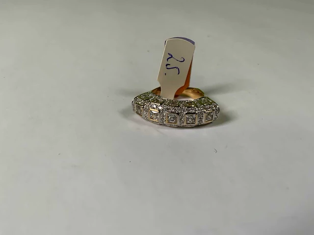 18 krt geelgouden ring - afbeelding 4 van  5