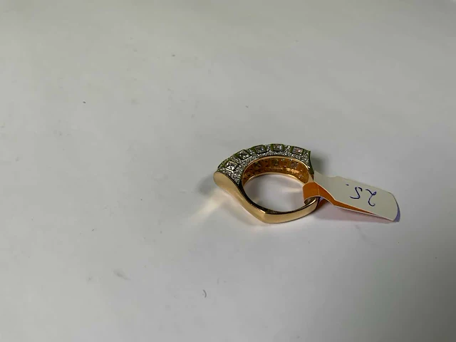 18 krt geelgouden ring - afbeelding 5 van  5