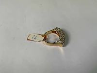 18 krt geelgouden ring - afbeelding 3 van  4