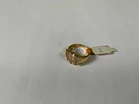 18 krt geelgouden ring - afbeelding 1 van  5