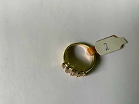 18 krt geelgouden ring - afbeelding 4 van  5