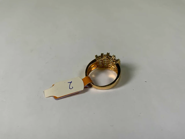 18 krt geelgouden ring - afbeelding 5 van  5