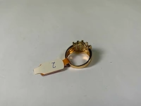 18 krt geelgouden ring - afbeelding 5 van  5