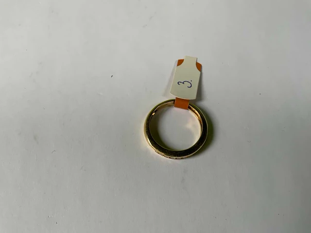 18 krt geelgouden ring - afbeelding 4 van  4