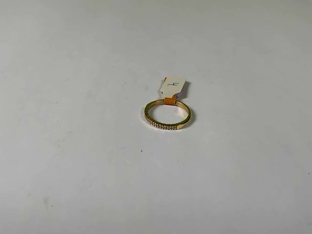 18 krt geelgouden ring - afbeelding 1 van  4