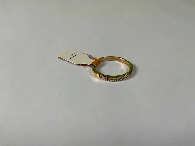 18 krt geelgouden ring - afbeelding 2 van  4