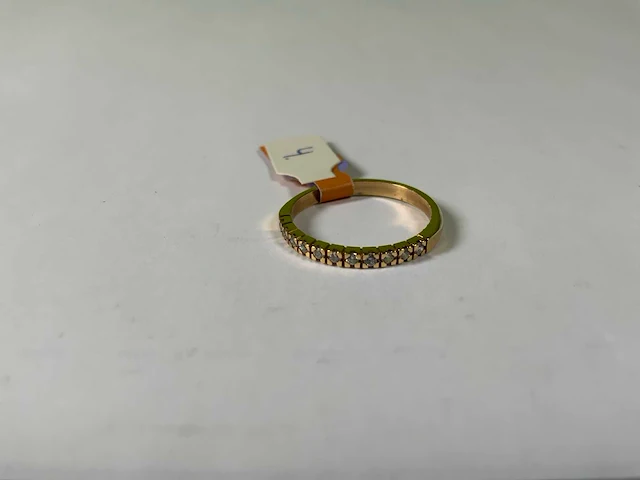 18 krt geelgouden ring - afbeelding 3 van  4
