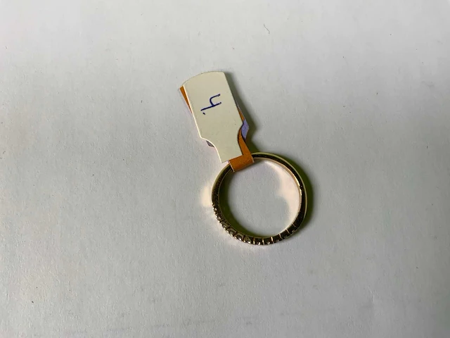 18 krt geelgouden ring - afbeelding 4 van  4