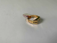 18 krt geelgouden ring - afbeelding 2 van  5