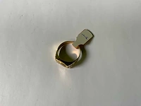 18 krt geelgouden ring - afbeelding 4 van  5