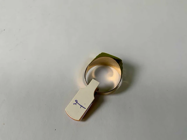 18 krt geelgouden ring - afbeelding 5 van  5