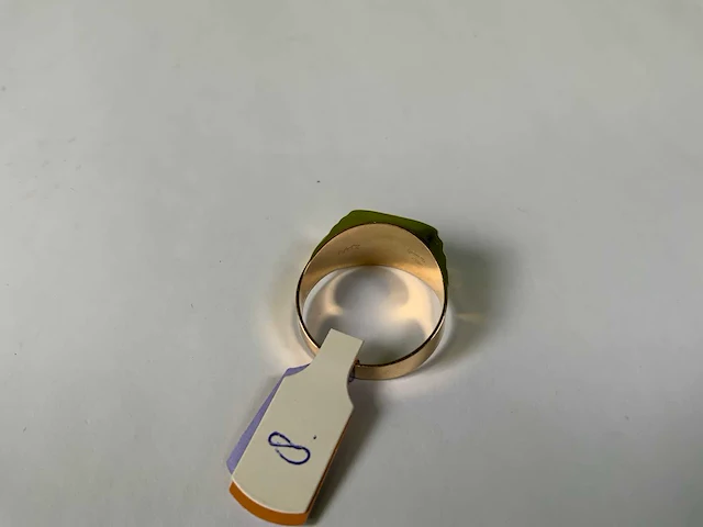 18 krt geelgouden ring - afbeelding 5 van  5