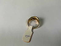 18 krt geelgouden ring - afbeelding 5 van  5