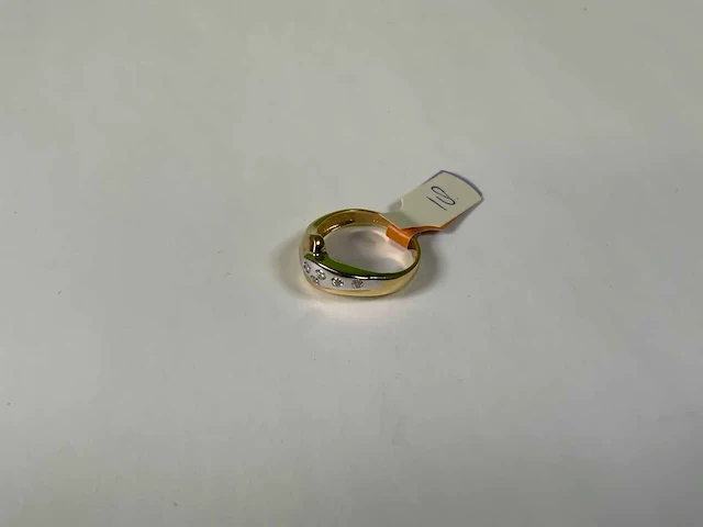 18 krt geelgouden ring - afbeelding 1 van  5