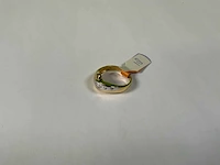 18 krt geelgouden ring - afbeelding 1 van  5