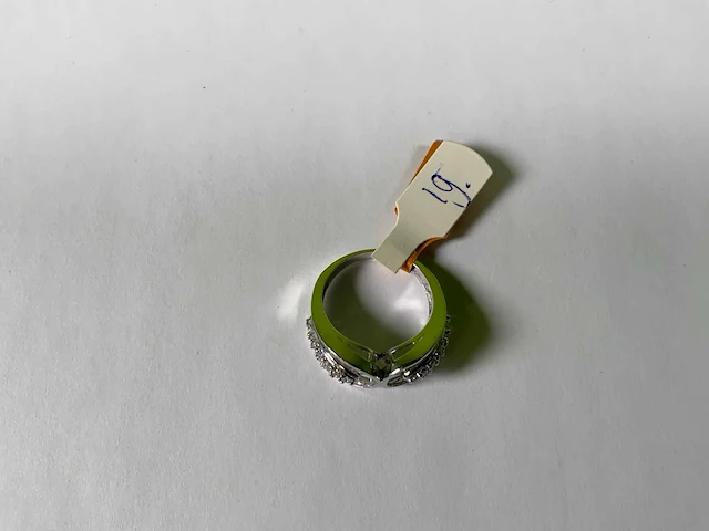 18 krt geelgouden ring - afbeelding 4 van  5