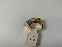 18 krt geelgouden ring - afbeelding 5 van  5