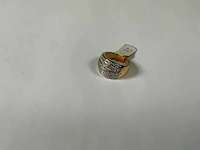 18 krt geelgouden ring - afbeelding 1 van  5