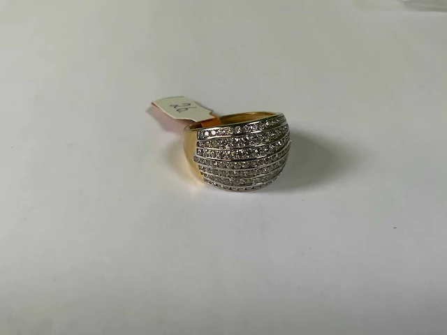 18 krt geelgouden ring - afbeelding 3 van  5
