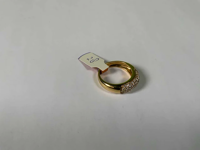 18 krt geelgouden ring - afbeelding 2 van  5