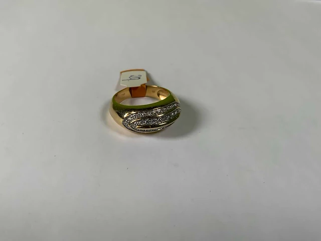 18 krt geelgouden ring - afbeelding 2 van  5