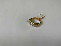 18 krt geelgouden ring - afbeelding 1 van  5