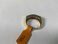 18 krt geelgouden ring - afbeelding 5 van  5